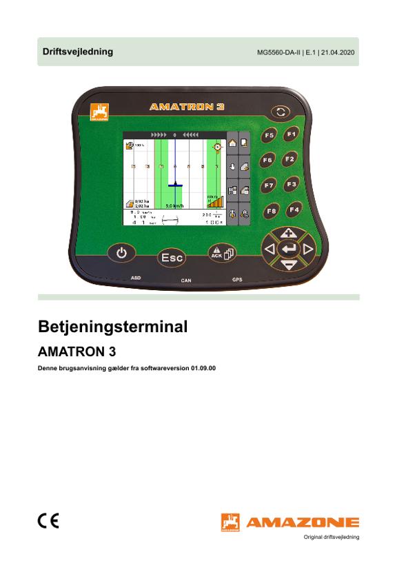 Brugsanvisning AMATRON 3
