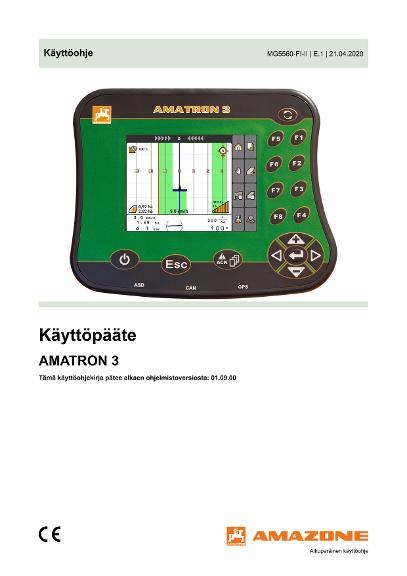 Käyttöohjekirja AMATRON 3