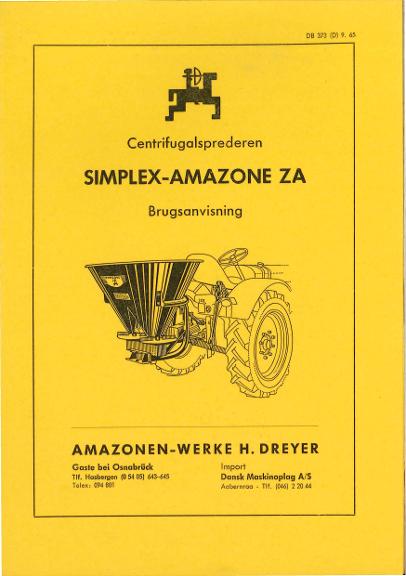 Brugsanvisning ZA (09/65)