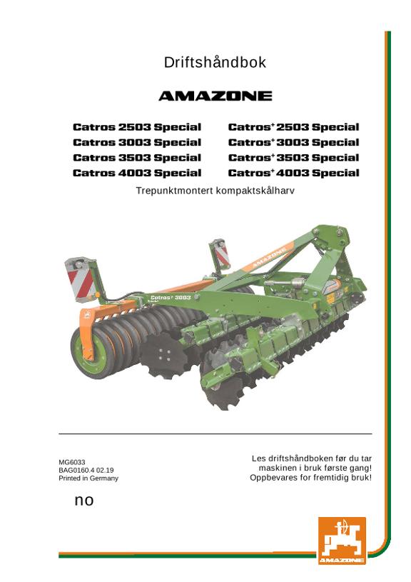 CATROS/CATROS+ 25/30/35/4003 