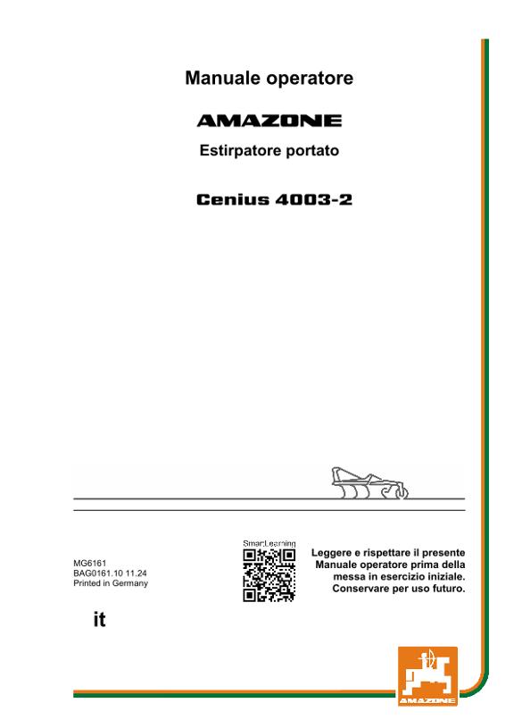 Manuale di intruzioni CENIUS 4003-2 SUPER/SPECIAL