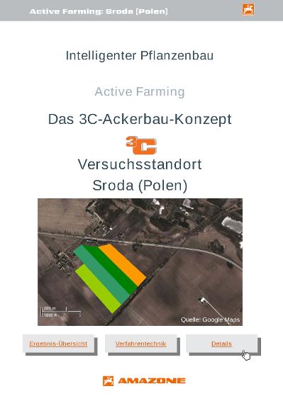 Versuchsbericht Pflanzenbau Sroda Polen 2017