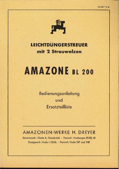 Betriebsanleitung BL200 (02/61)