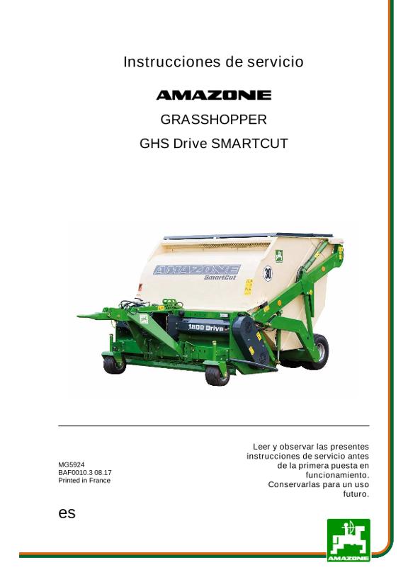 Manual del operador GHS DRIVE SMARTCUT 