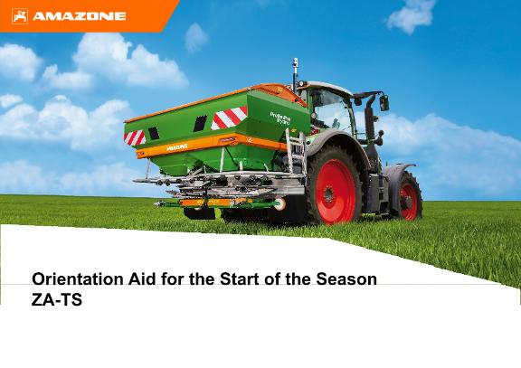 Orientation Aid for the Start of the Season ZA-TS