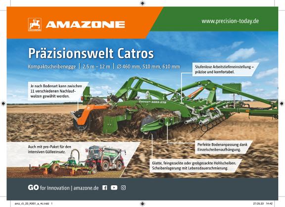 Anzeige „Präzisionswelt Catros“, 210x148, 4c