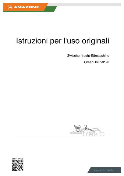 Manuale di intruzioni GreenDrill 501-H