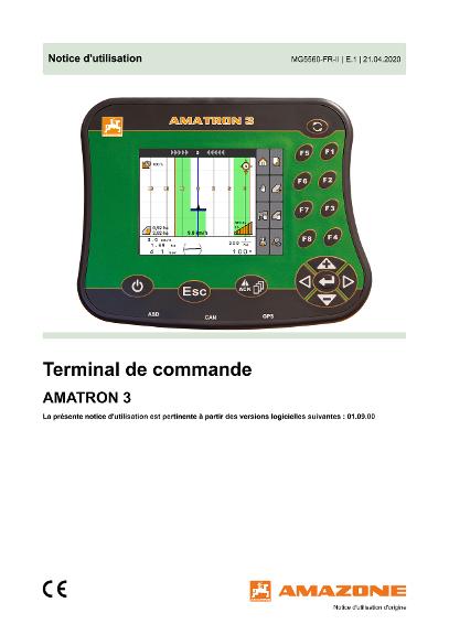 Notice d'utilisation AMATRON 3