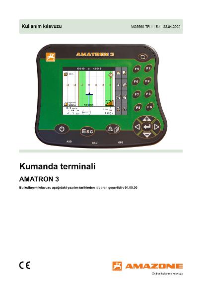 Kullanım kılavuzu AMATRON 3