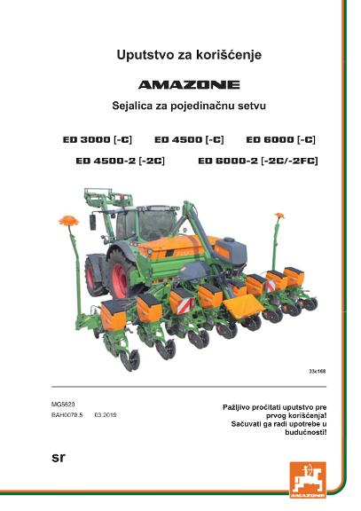 Uputstvo za korišćenje ED 3000 / 4500 / 4500-2 / 6000-2