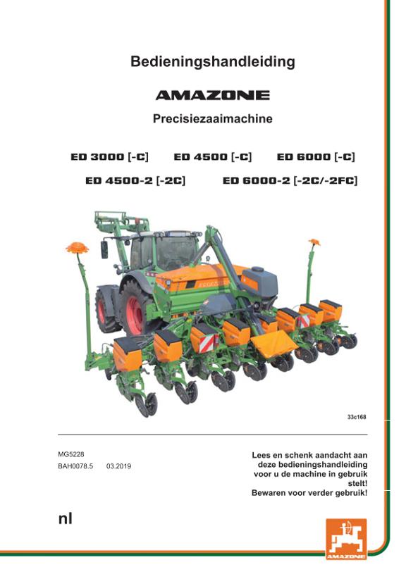 Montagehandleiding ED 3000 / 4500 / 4500-2 / 6000-2