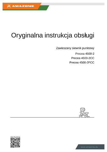 Instrukcja obsługi PRECEA 4500-2/-2CC/-2FCC