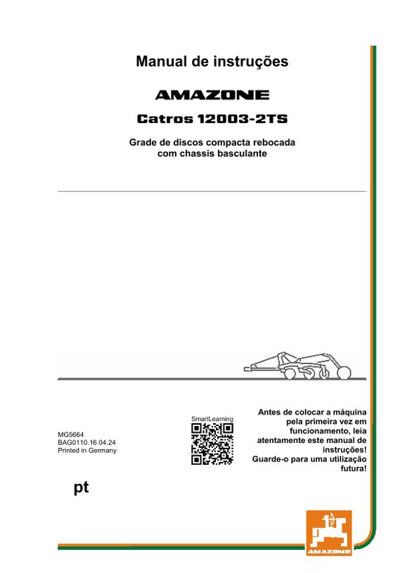 Manual de Instruções CATROS 12003-2TS