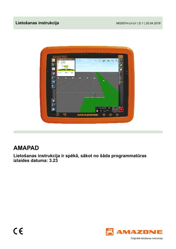 Ekspluatācijas instrukcija AmaPad