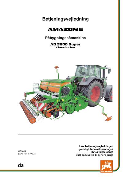 Brugsanvisning AD 3000 SUPER CLASSIC LINE 