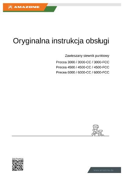 Instrukcja obsługi PRECEA 3000/4500/6000/-CC /-FCC