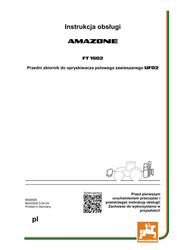 Instrukcja obsługi FT 1502 