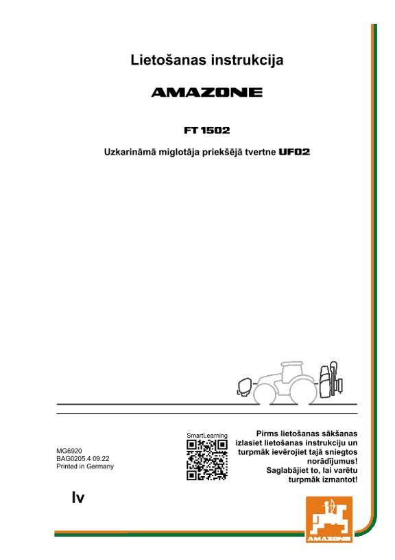 Ekspluatācijas instrukcija FT 1502