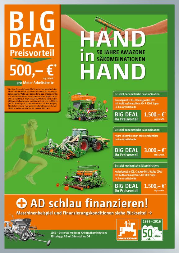 Kundenstopper Hand in Hand – Finanzierung AD