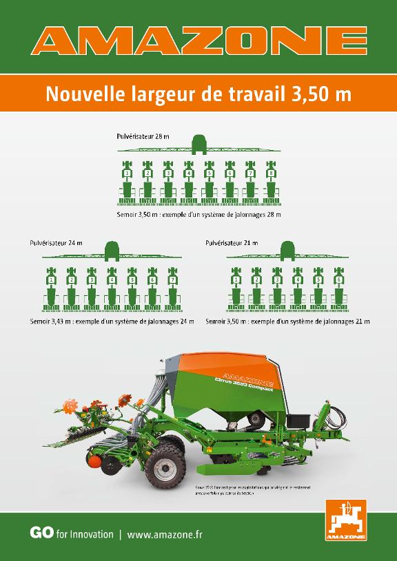 Poster Cirrus 3503 Compact „Nouvelle largeur de travail“, DIN A1