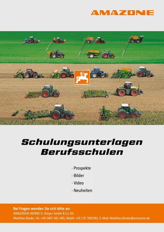 Flyer Schulungsunterlagen für Berufsschulen mit USB-Stick