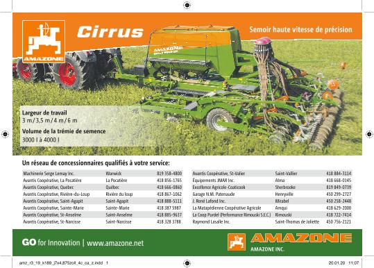 Afficher "Cirrus", 7x4,875 Zoll, 4c, fr (Kanada), Z