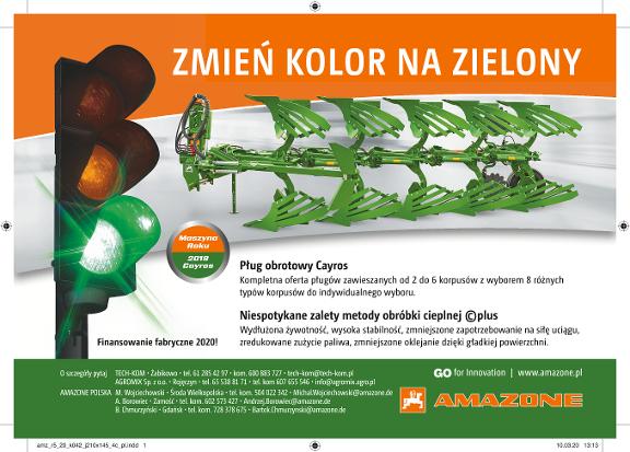 Anzeige „ZMIEN KOLOR NA ZIELONY“, 210x145, 4c, pl