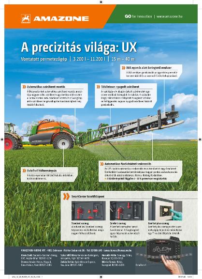 Anzeige „A precizitás világa: UX“, A4, 4c, hu