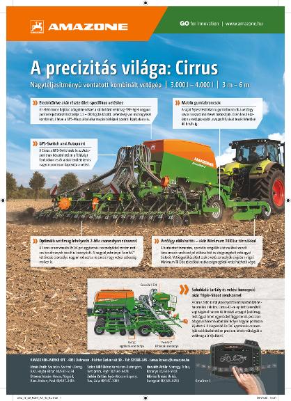 Anzeige „A precizitás világa: Cirrus“, A4, 4c, hu