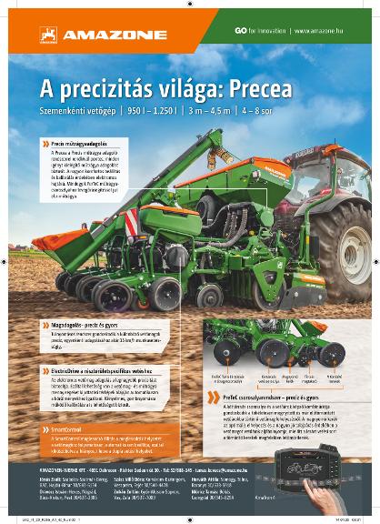 Anzeige „A precizitás világa: Precea“, A4, 4c, hu