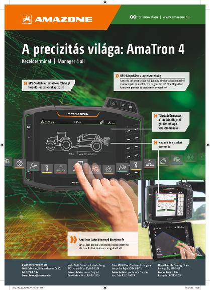 Anzeige „A precizitás világa: AmaTron 4“, A4, 4c, hu
