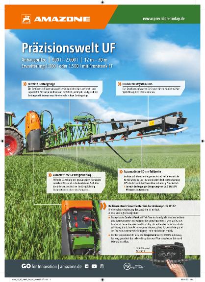 Anzeige „Präzisionswelt UF“, A4, 4c