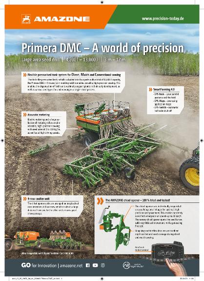 Advertisement "Primera DMC – A world of precision", A4, 4c, en