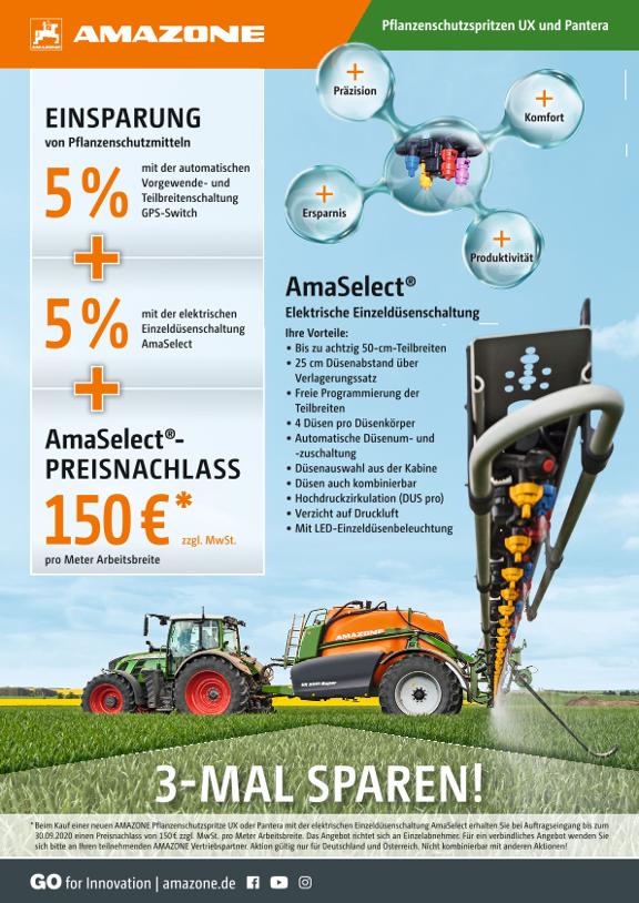 Flyer Aktion AmaSelect UX Pantera
