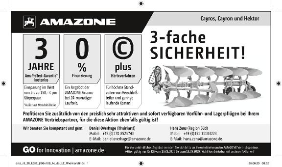 Anzeige „3-fache SICHERHEIT” – Cayros, Cayron und Hektor, 196x109, 1c, Z