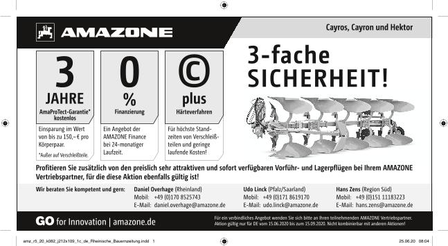 Anzeige „3-fache SICHERHEIT” – Cayros, Cayron und Hektor, 212x109, 1c, Z