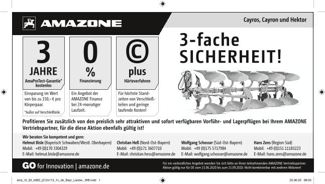 Anzeige „3-fache SICHERHEIT” – Cayros, Cayron und Hektor, 212x113, 1c, Z