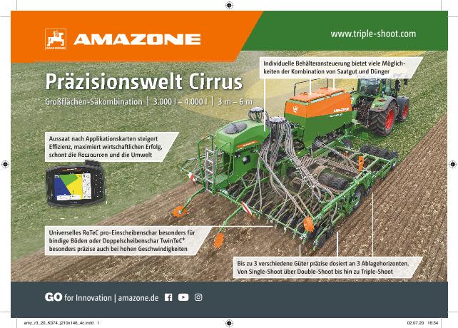 Anzeige „Präzisionswelt Cirrus“, 210x146, 4c