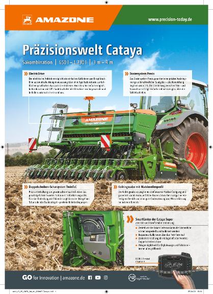 Anzeige „Präzisionswelt Cataya“, A4, 4c