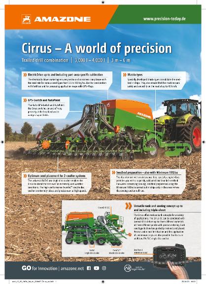 Advertisement "Cirrus – A world of precision", A4, 4c, en