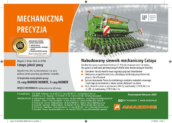Anzeige "MECHANICZNA PRECYZJA", 204x140, 4c, pl