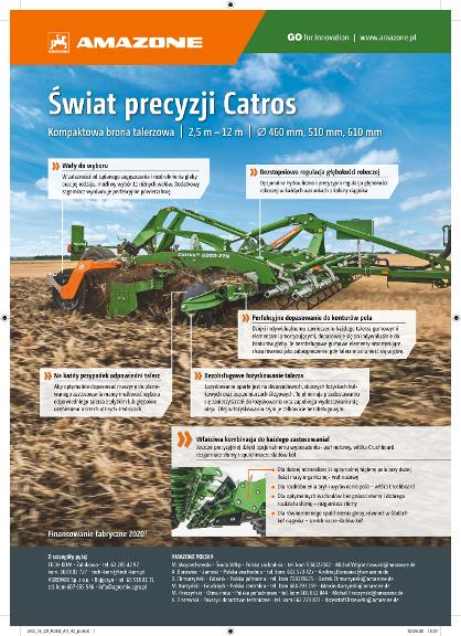 Anzeige „Świat precyzji Catros”, A4, 4c, pl