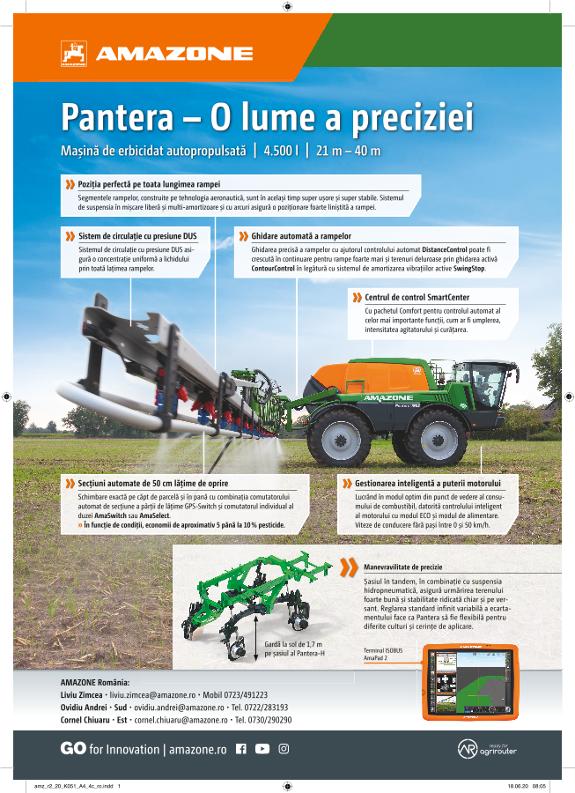 Anzeige „Pantera – O lume a preciziei“, A4, 4c, ro