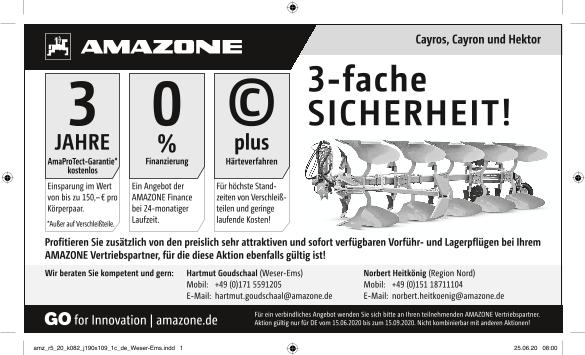 Anzeige „3-fache SICHERHEIT” – Cayros, Cayron und Hektor, 190x109, 1c, Z