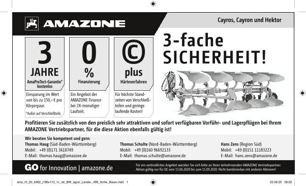 Anzeige „3-fache SICHERHEIT” – Cayros, Cayron und Hektor, 196x113, 1c, Z