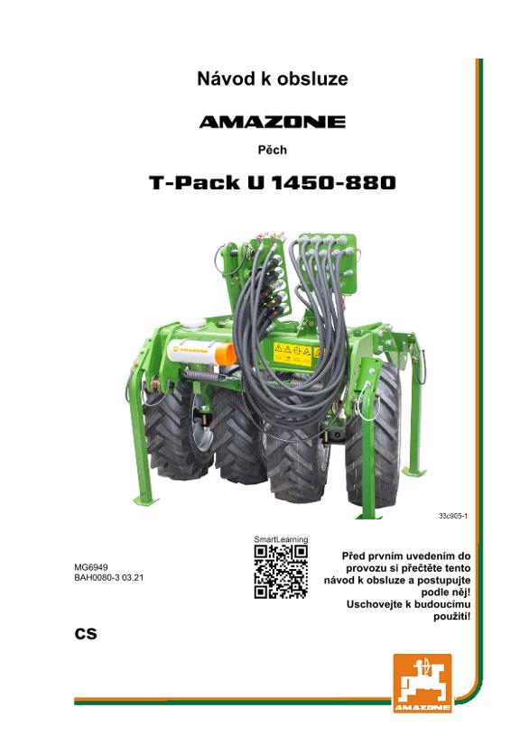Návod na obsluhu T-PACK U 1450-800 