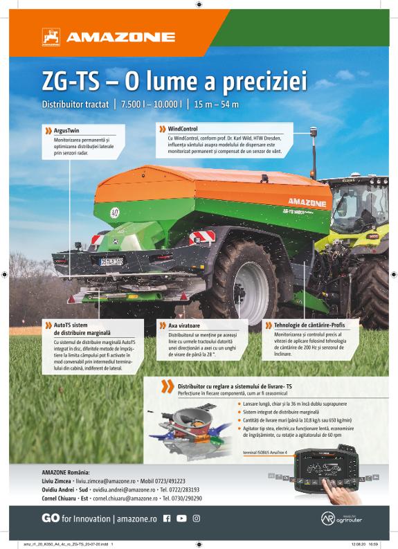 Anzeige „ZG-TS – O lume a preciziei", A4, 4c, ro