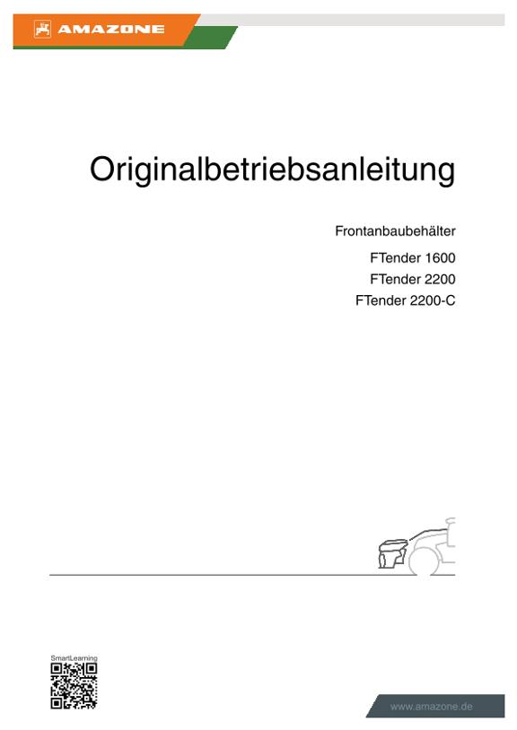 Betriebsanleitung FTENDER 1600 / 2200 / 2200-C