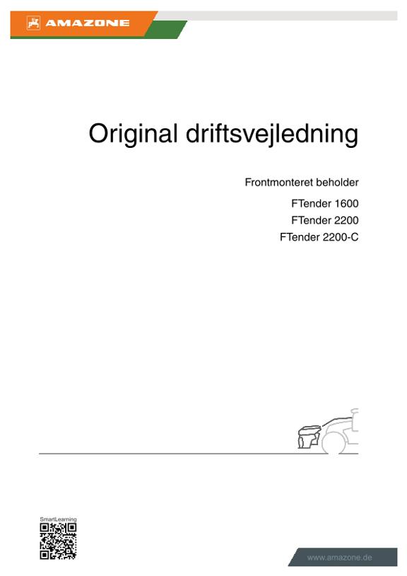 Brugsanvisning FTENDER 1600 / 2200 / 2200-C