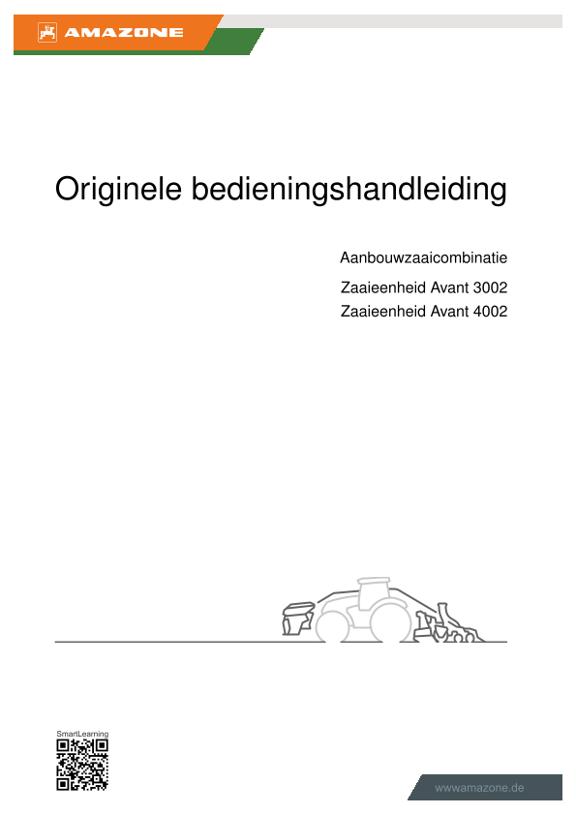 Bedieningshandleiding SÄEINHEIT TSE 3000